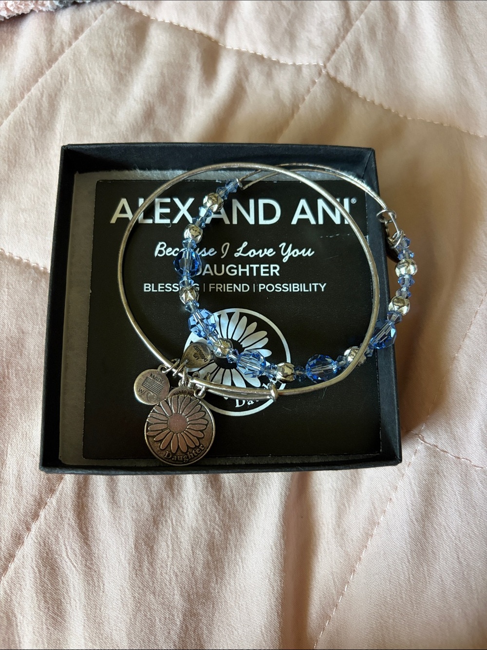 Alex and Ani Silver bracelet set